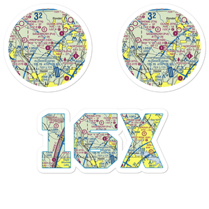 Propwash Airport (16X) VFR Sectional Sticker Pack
