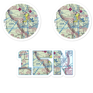 Jenkins Airport (15N) VFR Sectional Sticker Pack