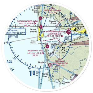 Westport Airport (14S) VFR Sectional Sticker (30 mile)