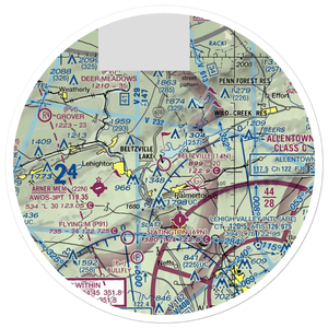 Beltzville Airport (14N) VFR Sectional Sticker (30 mile)