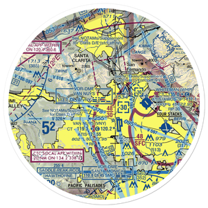 Devonshire Area Heliport (14L) VFR Sectional Sticker (30 mile)