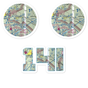 Bloom Airport (14I) VFR Sectional Sticker Pack