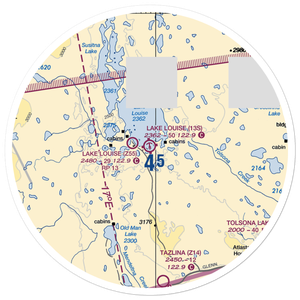 Lake Louise Seaplane Base (13S) VFR Sectional Sticker (30 mile)