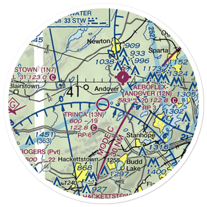 Trinca Airport (13N) VFR Sectional Sticker (20 mile)