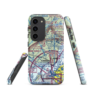 Turinsky Airstrip (AK14) VFR Sectional Samsung Phone Case