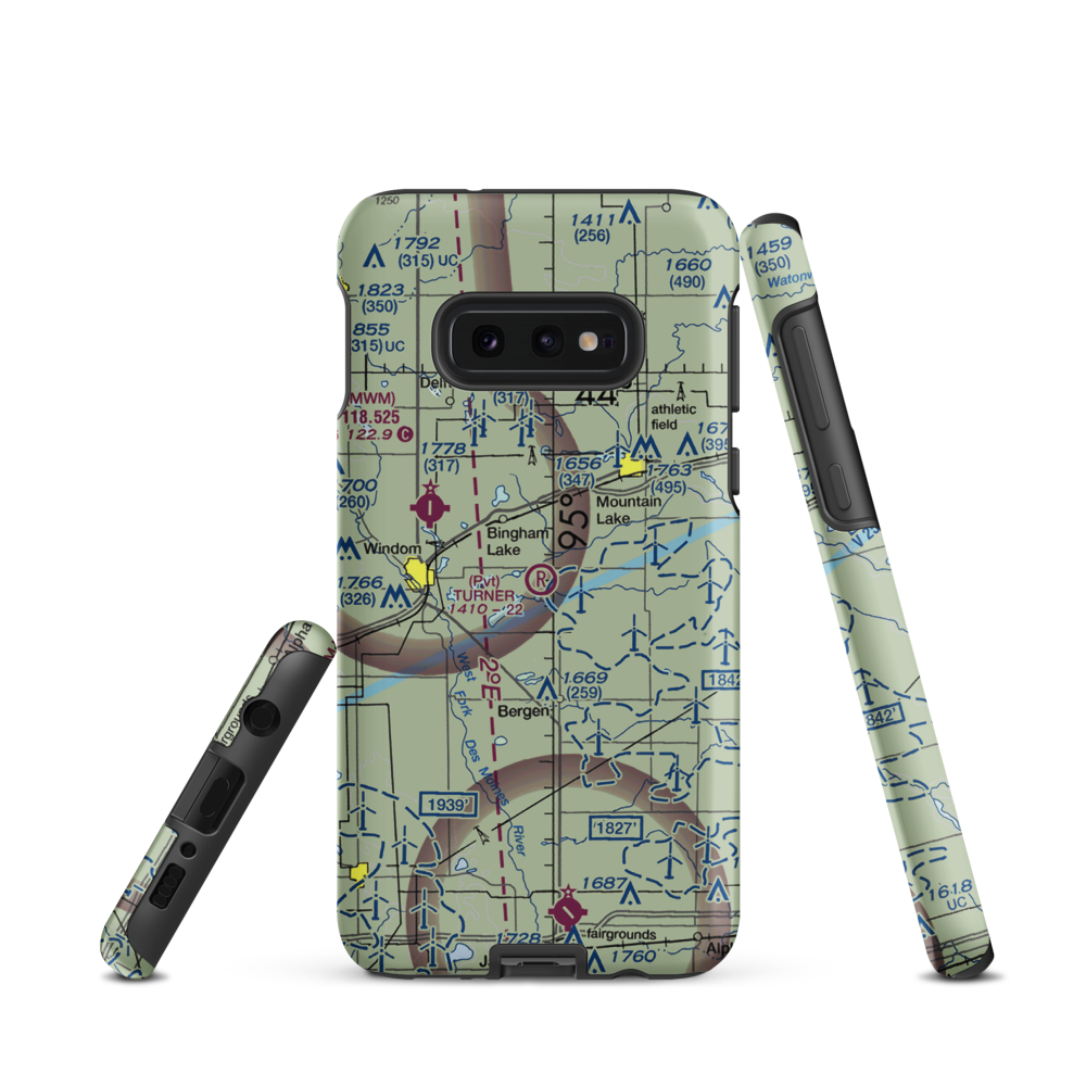 Turner Field (40MN) VFR Sectional Samsung Phone Case Samsung Galaxy S10e model shown