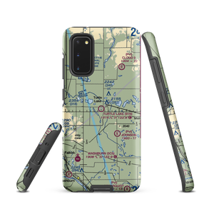 Turtle Lake Municipal Airport (91N) VFR Sectional Samsung Phone Case