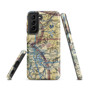 Tusquittee Landing Airport (NC08) VFR Sectional Samsung Phone Case