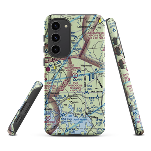Twin Towers Airport (VA25) VFR Sectional Samsung Phone Case
