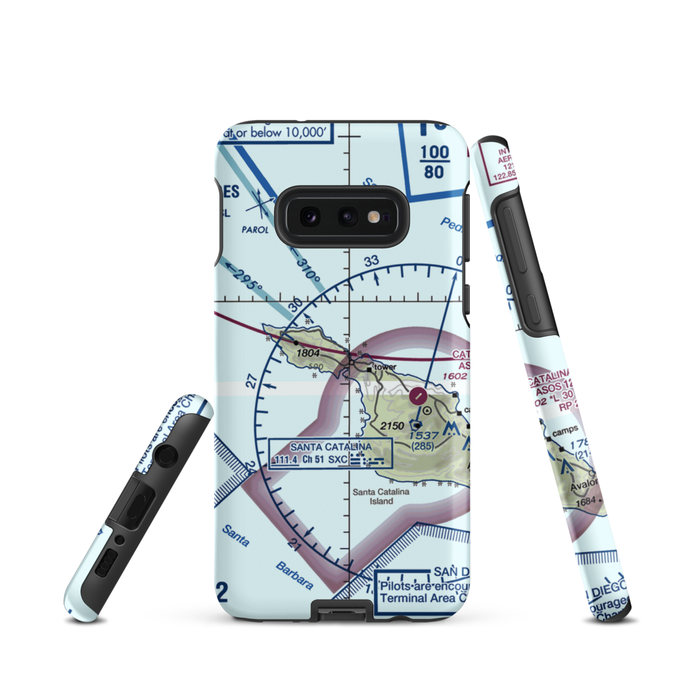 Two Harbors Amphibious Terminal (TWH) VFR Sectional Samsung Phone Case Samsung Galaxy S10 Plus model shown