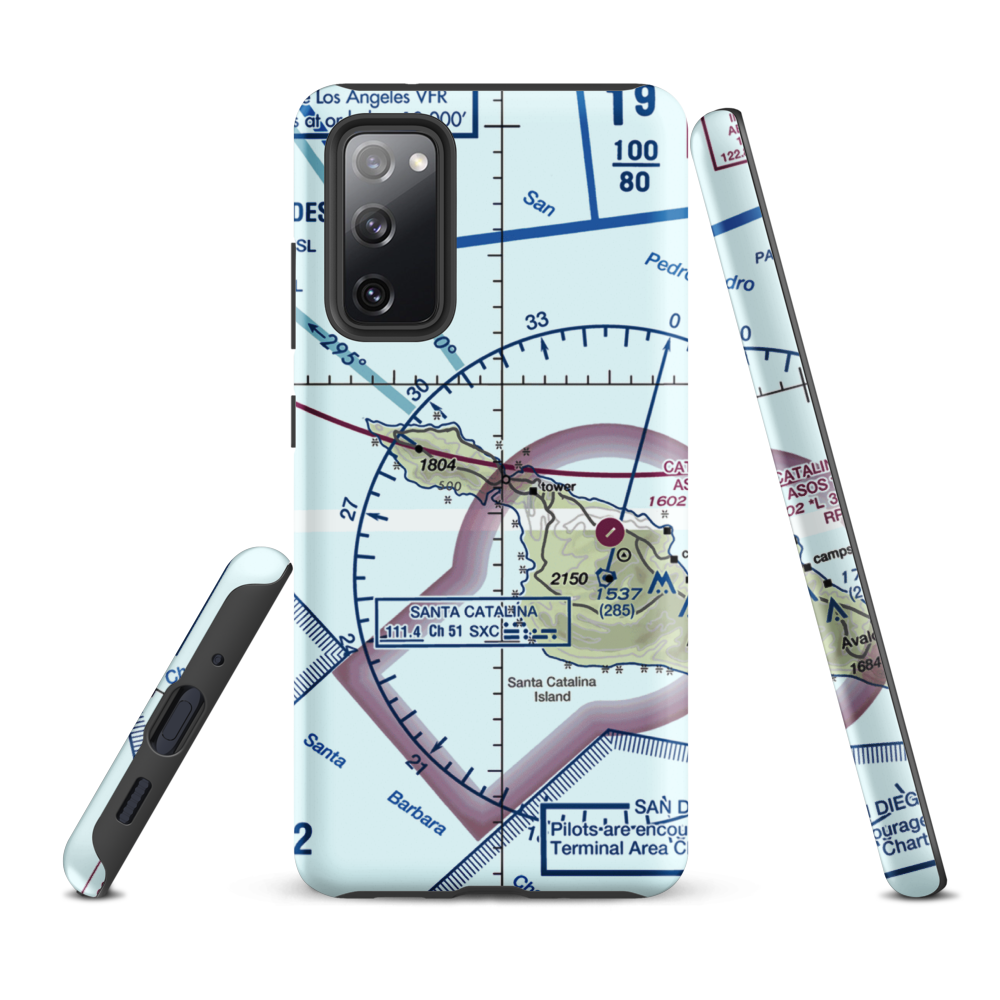 Two Harbors Amphibious Terminal (TWH) VFR Sectional Samsung Phone Case Samsung Galaxy S20 FE model shown