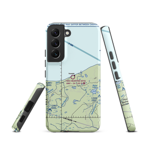 Two Hearted Airstrip (6Y5) VFR Sectional Samsung Phone Case