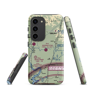 Tyra Ranch Airport (TA81) VFR Sectional Samsung Phone Case