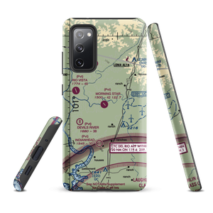 Tyra Ranch Airport (TA81) VFR Sectional Samsung Phone Case