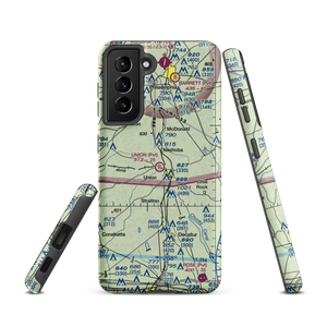 Union Municipal Airport (3MS9) VFR Sectional Samsung Phone Case