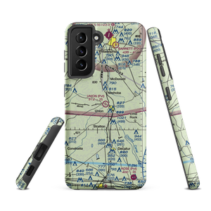 Union Municipal Airport (3MS9) VFR Sectional Samsung Phone Case