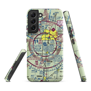 University of Illinois Willard Airport (CMI) VFR Sectional Samsung Phone Case