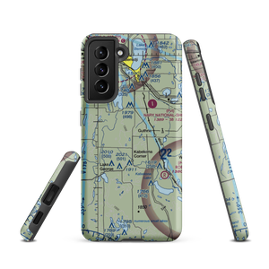 Up Yonder Airport (98MN) VFR Sectional Samsung Phone Case