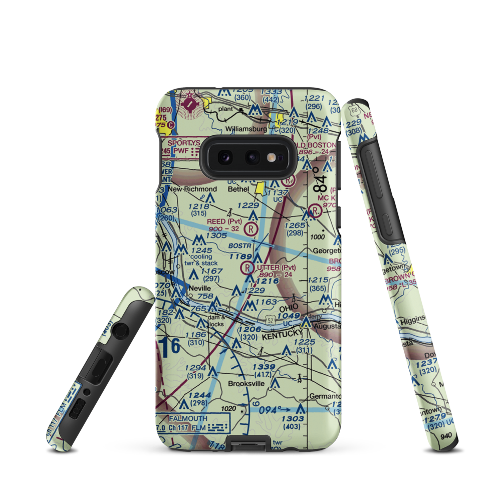 Utter Field (2OA7) VFR Sectional Samsung Phone Case Samsung Galaxy S10 Plus model shown
