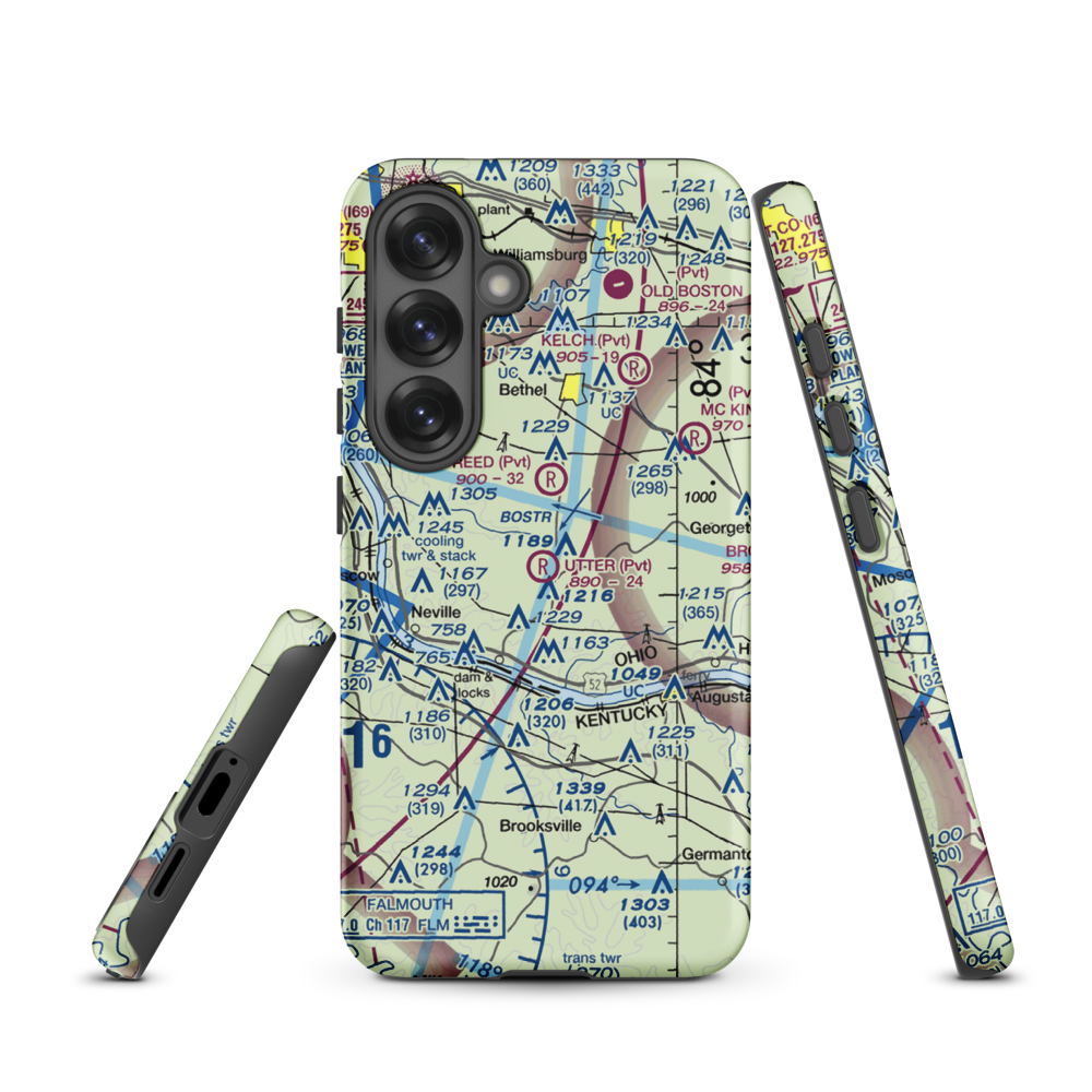 Utter Field (2OA7) VFR Sectional Samsung Phone Case Samsung Galaxy S25 model shown
