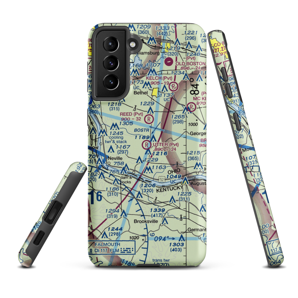 Utter Field (2OA7) VFR Sectional Samsung Phone Case Samsung Galaxy S21 Plus model shown