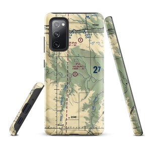 Valburg Ranch Airport (SD14) VFR Sectional Samsung Phone Case