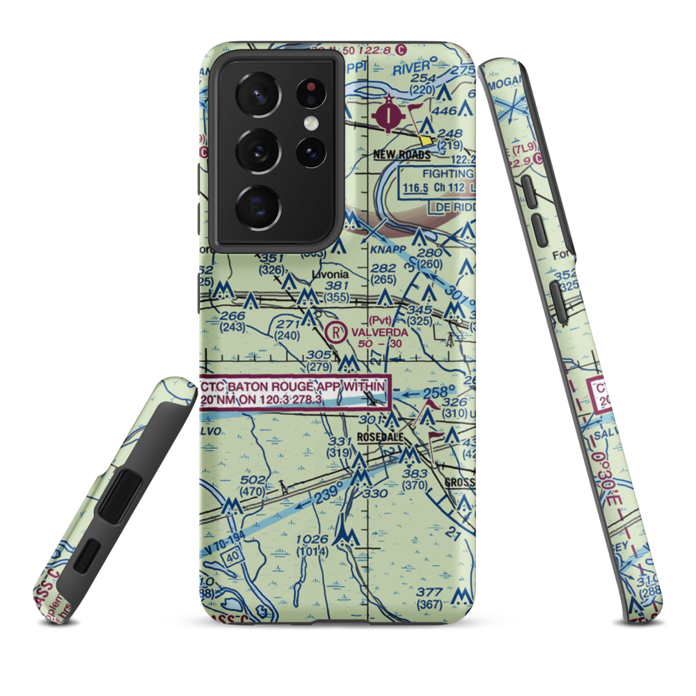 Valverda Strip (7LA0) VFR Sectional Samsung Phone Case Samsung Galaxy S21 Plus model shown