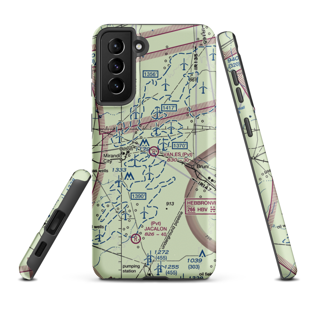 Van Es Ranch Airport (13TS) VFR Sectional Samsung Phone Case Samsung Galaxy S21 FE model shown