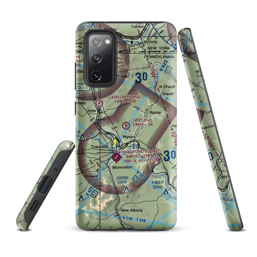 Veit Airport (9PN7) VFR Sectional Samsung Phone Case Samsung Galaxy S20 FE model shown