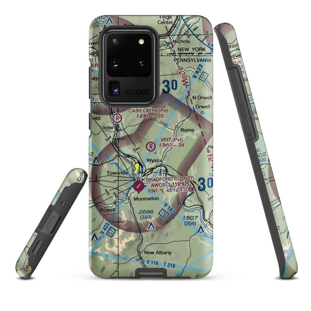 Veit Airport (9PN7) VFR Sectional Samsung Phone Case Samsung Galaxy S20 Ultra model shown