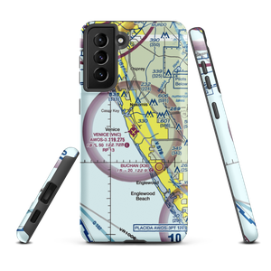 Venice Municipal Airport (VNC) VFR Sectional Samsung Phone Case