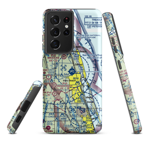 Vero Beach Regional Airport (VRB) VFR Sectional Samsung Phone Case