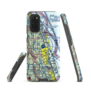 Vero Beach Regional Airport (VRB) VFR Sectional Samsung Phone Case