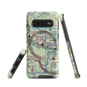 Vicksburg Tallulah Regional Airport (TVR) VFR Sectional Samsung Phone Case