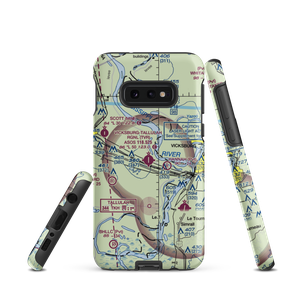 Vicksburg Tallulah Regional Airport (TVR) VFR Sectional Samsung Phone Case