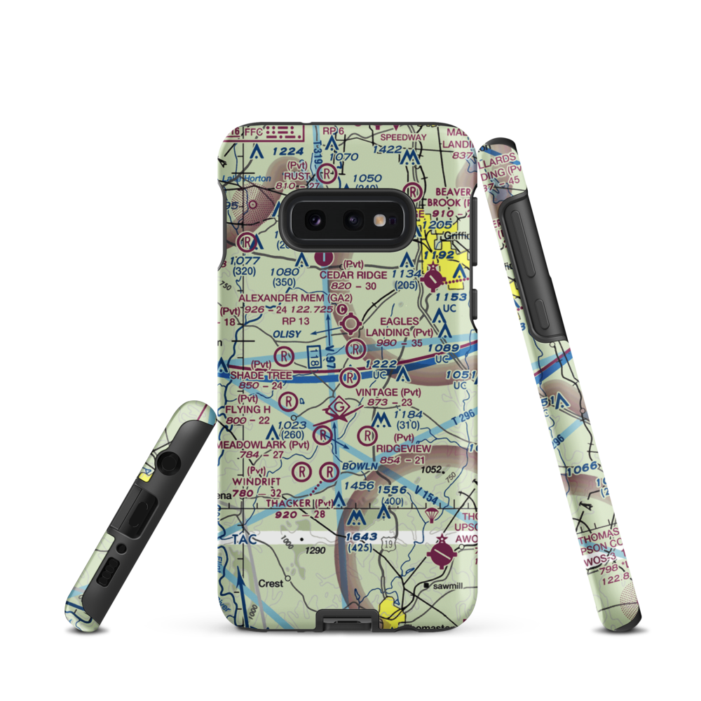 Vintage Field (3GA9) VFR Sectional Samsung Phone Case Samsung Galaxy S10 Plus model shown