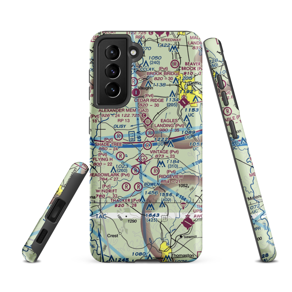 Vintage Field (3GA9) VFR Sectional Samsung Phone Case Samsung Galaxy S21 FE model shown