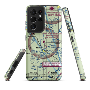 Vinton Veterans Memorial Airpark (VTI) VFR Sectional Samsung Phone Case