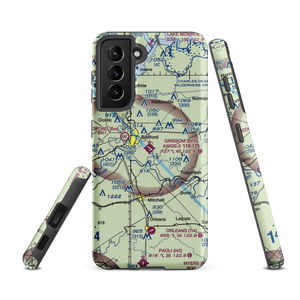 Virgil I Grissom Municipal Airport (BFR) VFR Sectional Samsung Phone Case