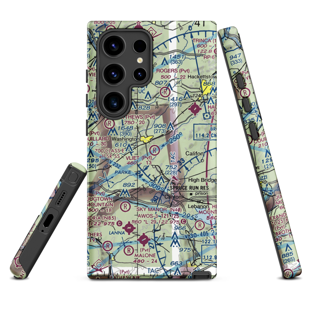 Vliet Airport (6NJ1) VFR Sectional Samsung Phone Case Samsung Galaxy S24 Ultra model shown