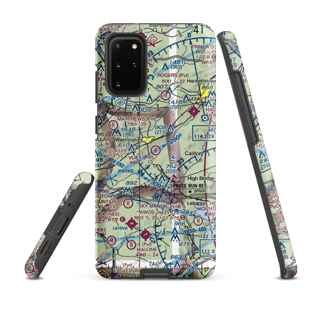 Vliet Airport (6NJ1) VFR Sectional Samsung Phone Case Samsung Galaxy S20 Plus model shown