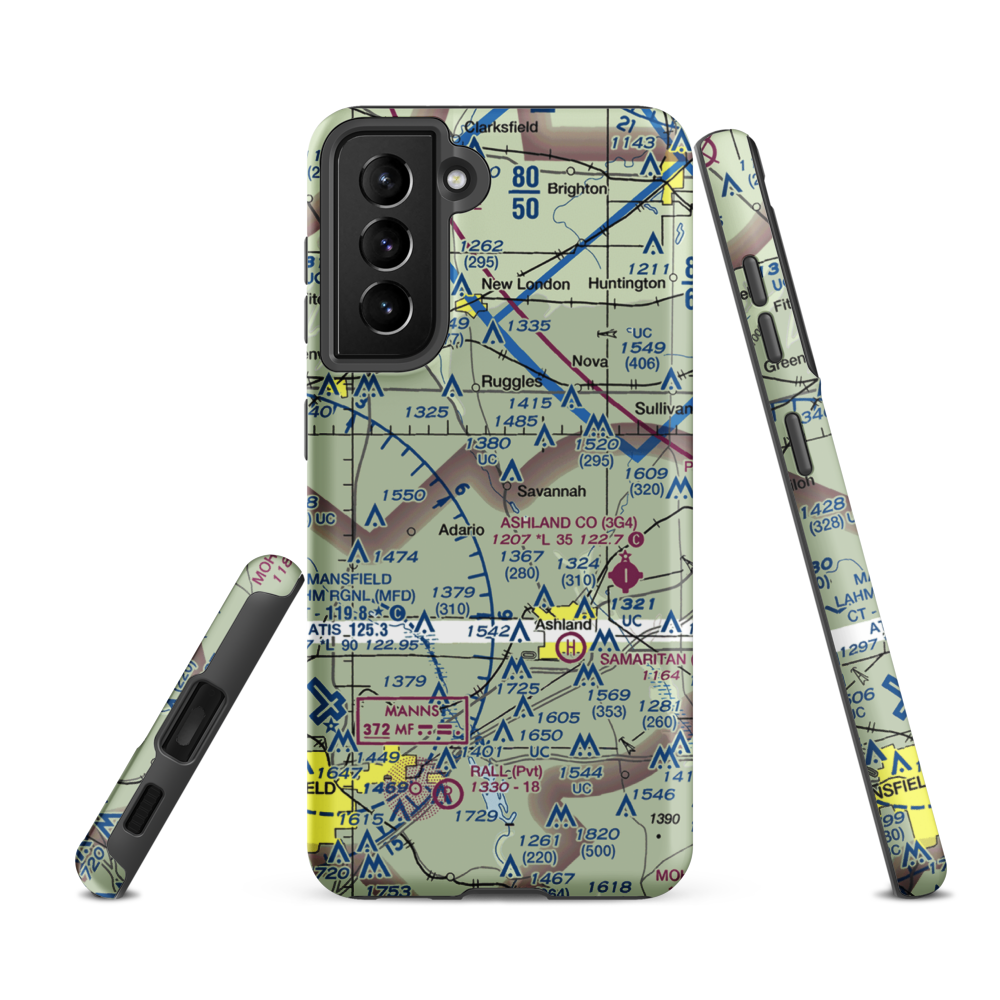 Vogel Airpark (3OI6) VFR Sectional Samsung Phone Case Samsung Galaxy S21 FE model shown