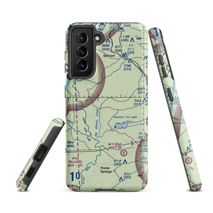 W C Ranch Airport (7XS3) VFR Sectional Samsung Phone Case