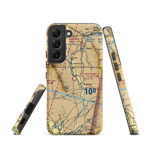 W E Ranch Airport (0ID) VFR Sectional Samsung Phone Case