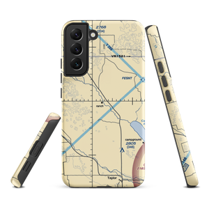 W Meeks Ranch Airport (95NE) VFR Sectional Samsung Phone Case