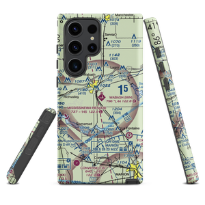 Wabash Municipal Airport (IWH) VFR Sectional Samsung Phone Case