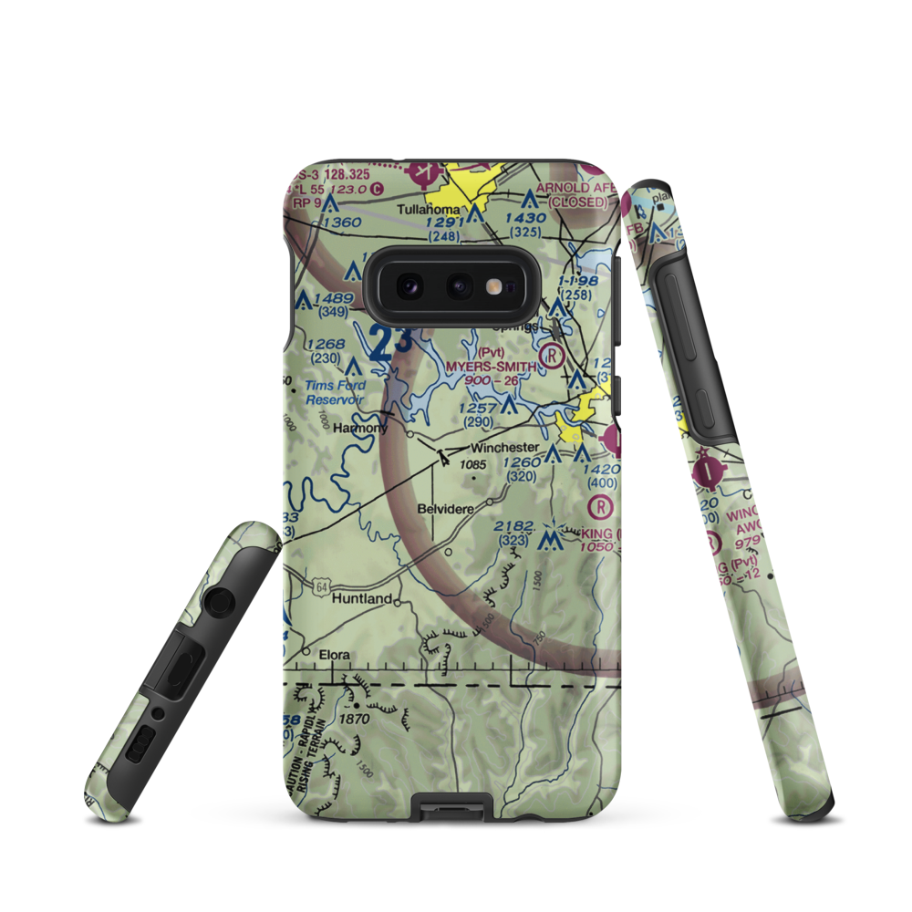 Wagner Field (1TN3) VFR Sectional Samsung Phone Case Samsung Galaxy S10e model shown