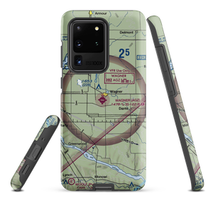 Wagner Municipal Airport (AGZ) VFR Sectional Samsung Phone Case