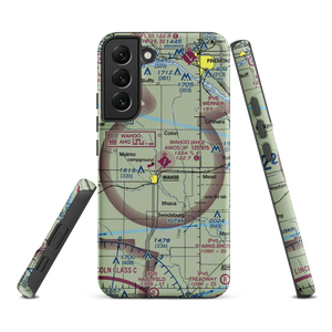 Wahoo Municipal Airport (AHQ) VFR Sectional Samsung Phone Case