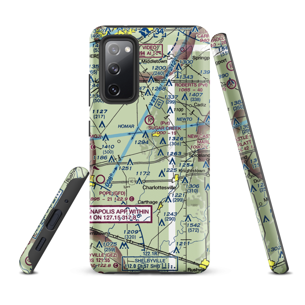 Wallace Field (II78) VFR Sectional Samsung Phone Case Samsung Galaxy S20 FE model shown